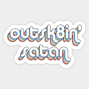 outsk8in satan Sticker